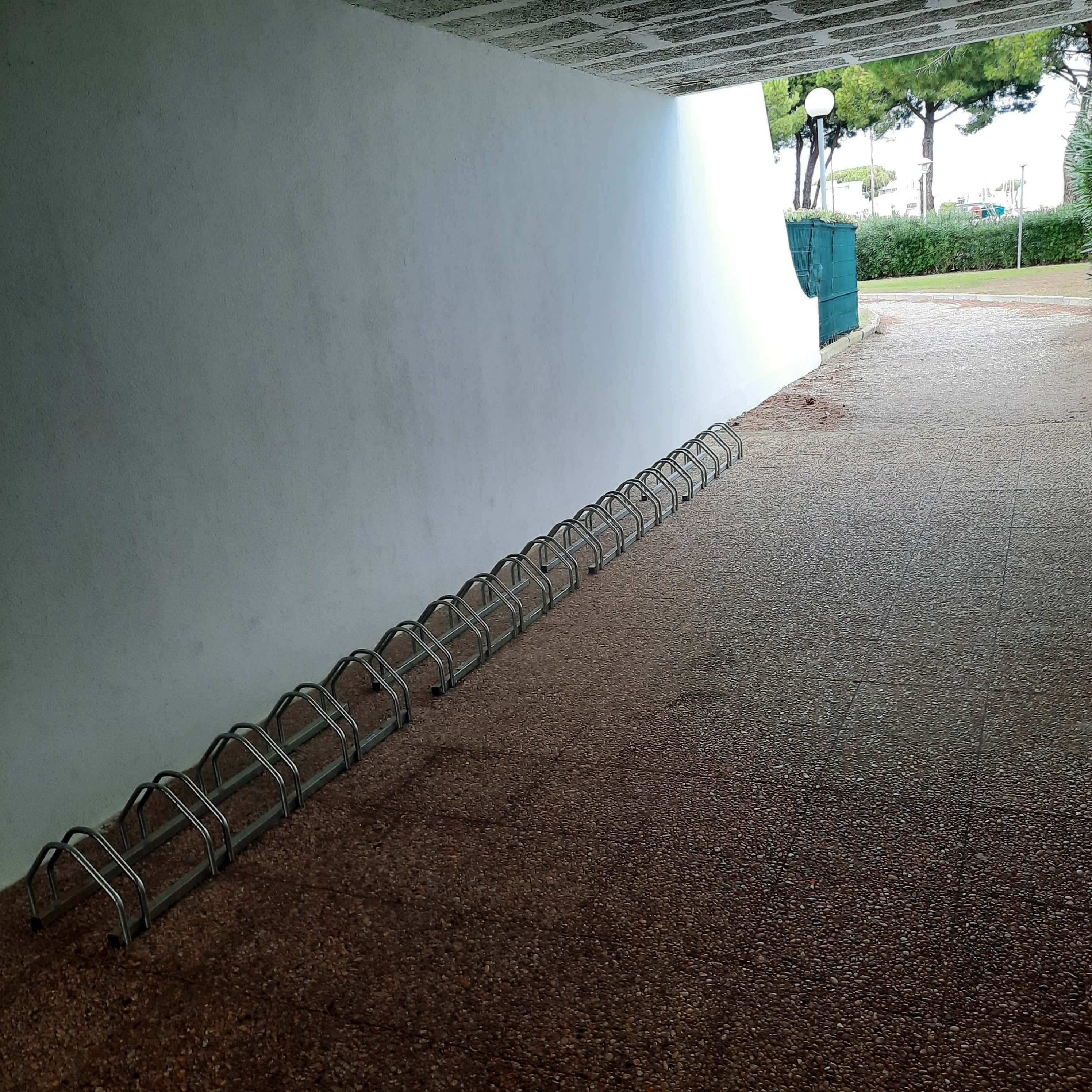 râtelier couvert de la résidence